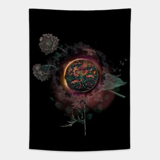 Dark plants Tapestry