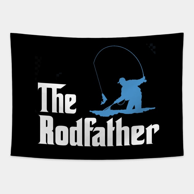 The Rodfather Fishing Tapestry by DragonTees