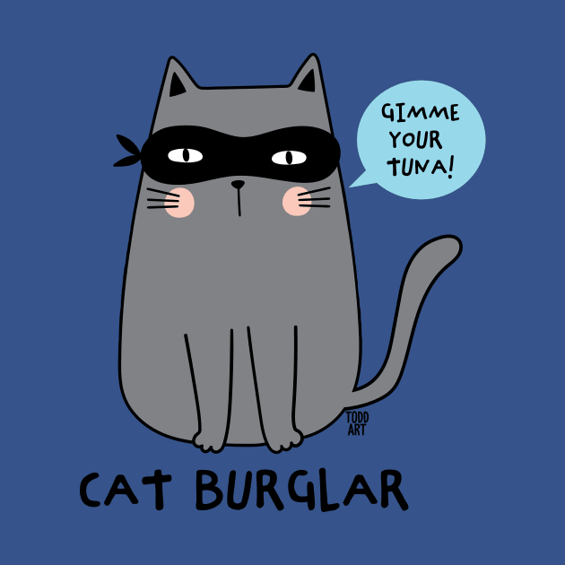 CAT BURGLAR by toddgoldmanart