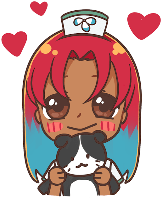 Kitty Love! Nurse Nila Anime Character Kids T-Shirt by zim9