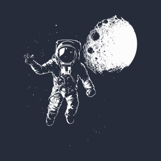 Spaceman and Moon T-Shirt