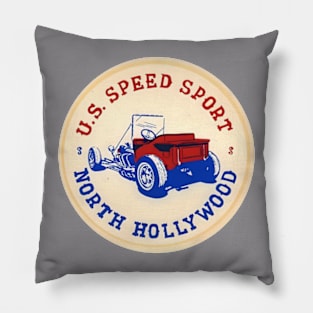 U.S. Speed Sport Store North Hollywood California Pillow