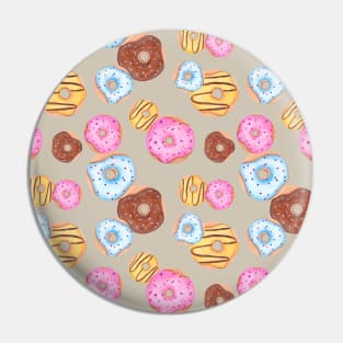 Donut pattern Pin