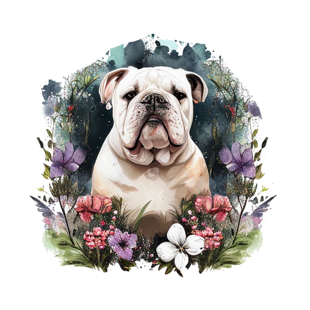 White Bulldog by Mixtgifts