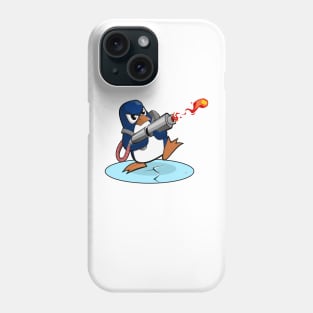 Flamethrower Penguin Phone Case