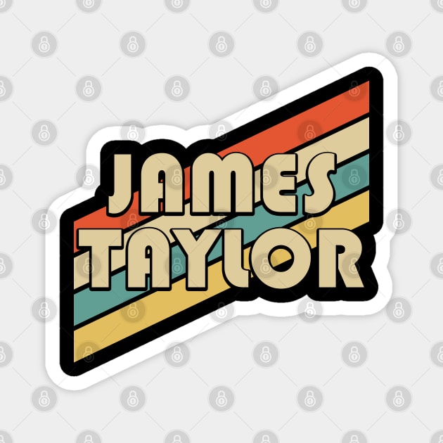 Vintage 80s James Taylor Magnet by Rios Ferreira