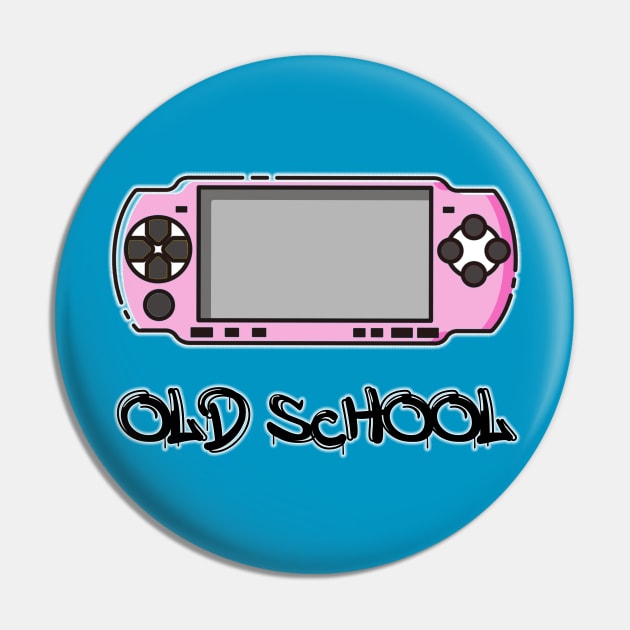 Playstation Portable Old School Design Pin by Jahaziel Sandoval