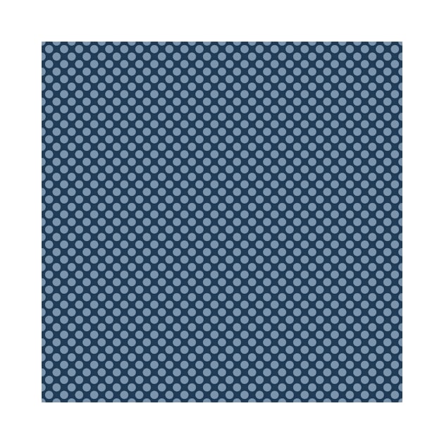 Retro Mustard Blue Modern Pattern by jodotodesign