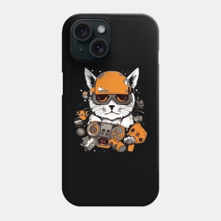 Gamer cat Phone Case