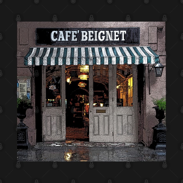 CAFE BEIGNET NEW ORLEANS by JerryGranamanPhotos71