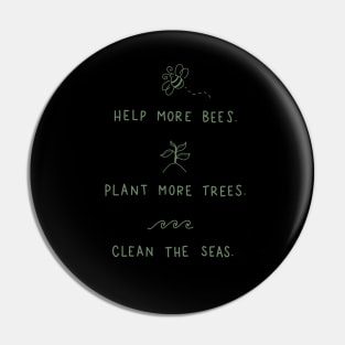 Save the Bees Pin