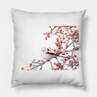 Long-tailed Tit Pillow