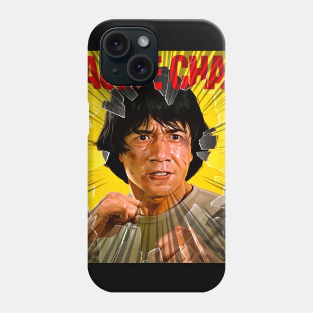 Jackie Chan art versi comic Phone Case by jokyhils