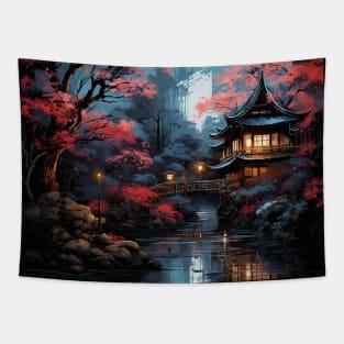 Japanese Garden #2 Tapestry