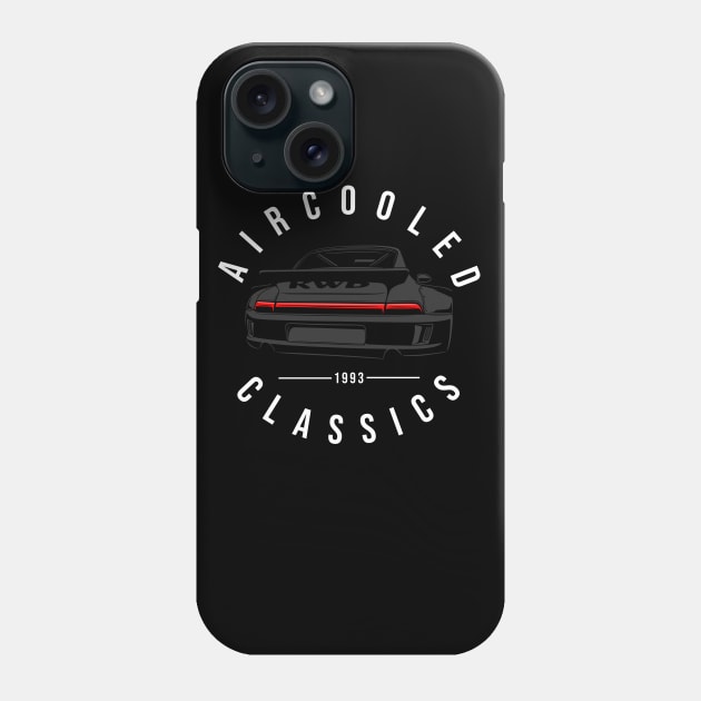 911 933 RWB Aircooled JDM Oldschool Tuning Car Phone Case by Automotive Apparel & Accessoires