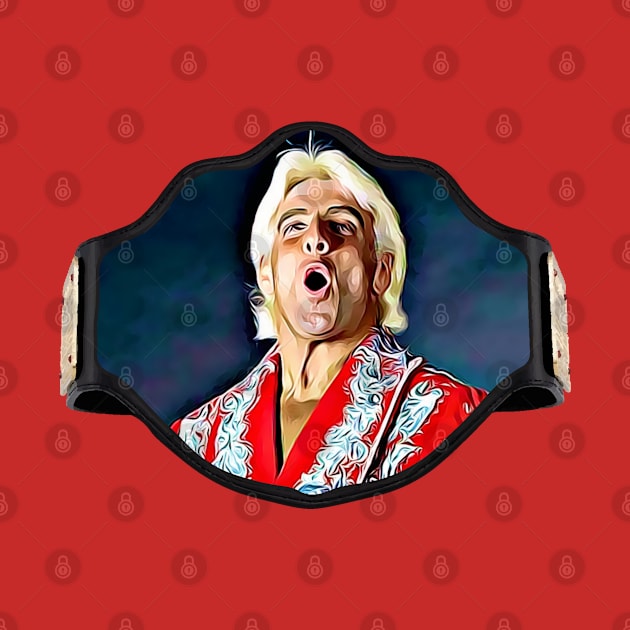 Nature Boy Championship Wrestling Belt by Tomorrowland Arcade