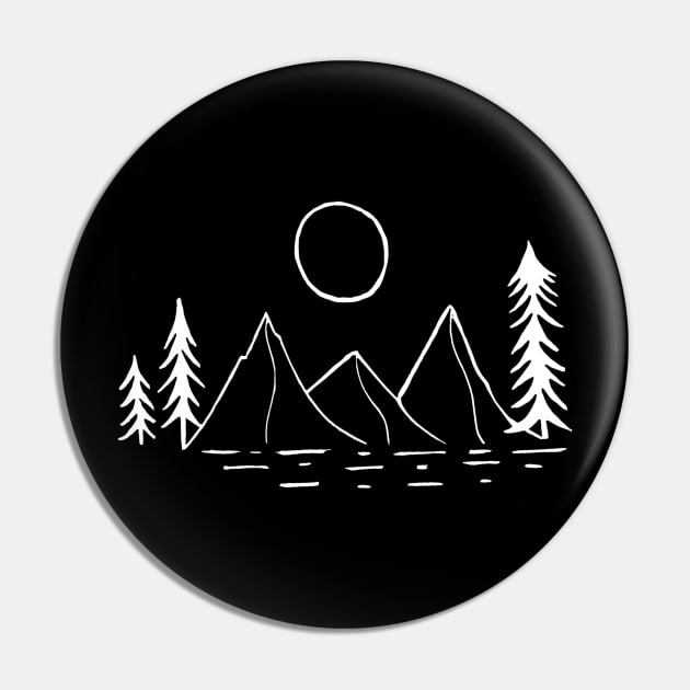 Traditional Style Mountains Pin by TaliDe