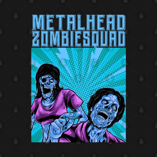 METALHEAD ZOMBIE SQUAD by TOSSS LAB ILLUSTRATION