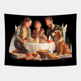 Family Thanksgiving Tapestry