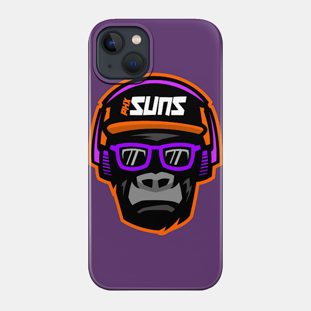 Suns Jammin Gorilla - Phoenix Suns - Phone Case