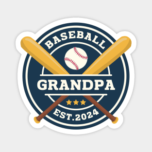 Baseball Grandpa Magnet