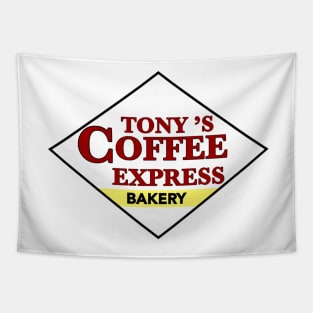 Tony's Coffee Express Tapestry