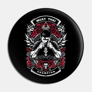 Muay Thai Fighter Pin