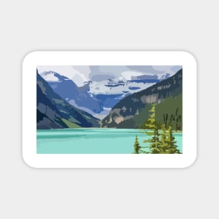 Lake Louise Painting Magnet