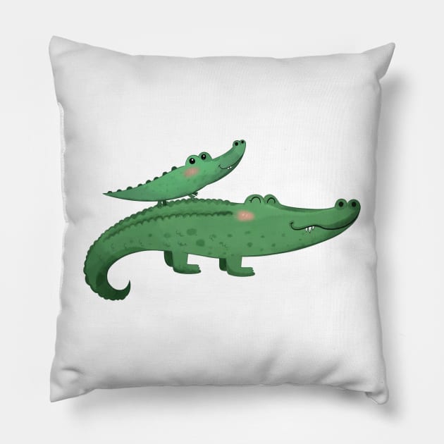 Crocodile Pillow by Alina.soul.notes