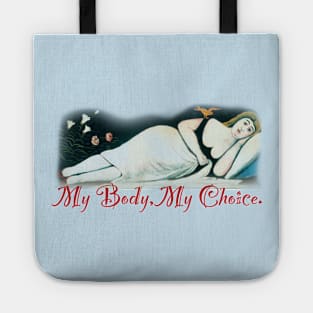 My Body, My Choice - Reclining Woman Tote