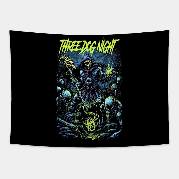 THREE DOG NIGHT BAND MERCHANDISE Tapestry by Rons Frogss