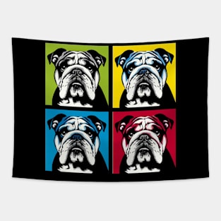 Bulldog Pop Art - Dog Lover Gifts Tapestry