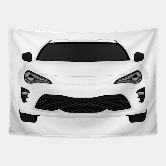 GT86 White + black Tapestry by VENZ0LIC