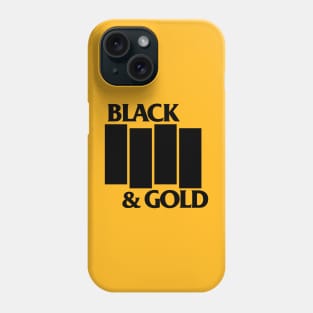 Black & Gold Flag Phone Case