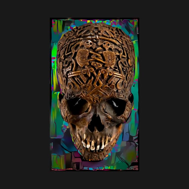 Tibetan skull by Donkeh23