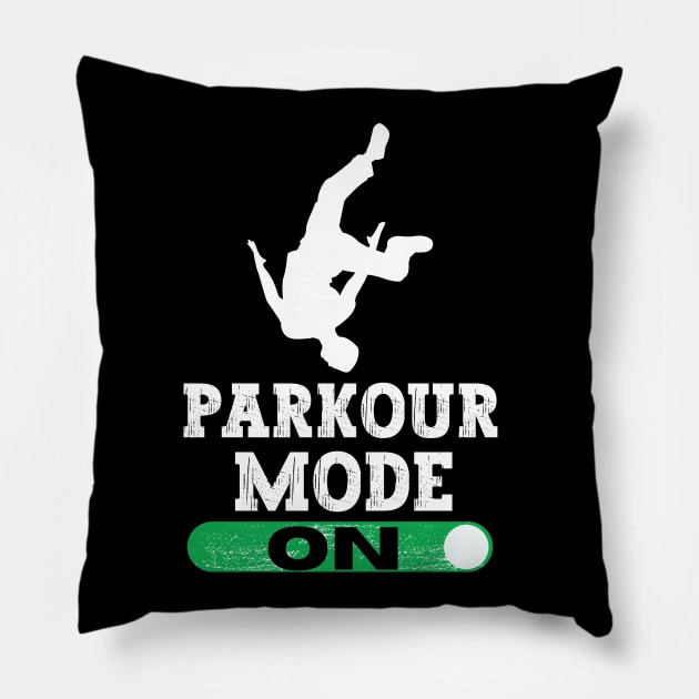 Parkour Mode On Pillow by footballomatic