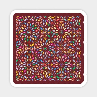 A wonderful wallpaper pattern background Magnet