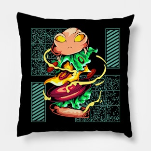 Monster Burger Pillow