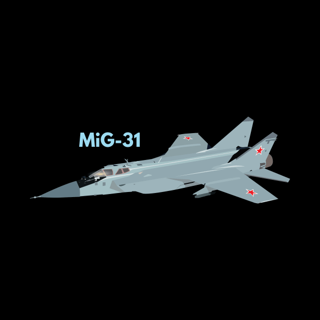 MiG-31 Russian Soviet Interceptor Aircraft by NorseTech