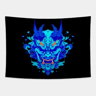 Summon the Demon: Blue Oni Tapestry