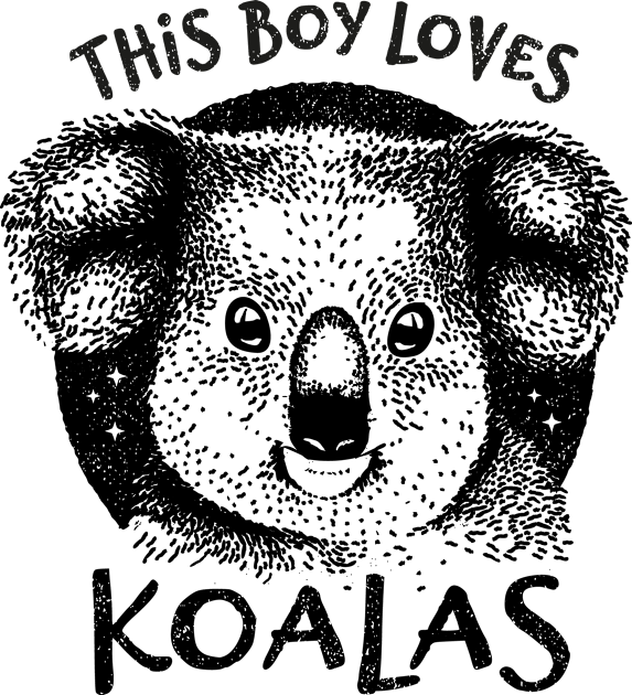 This Boy Loves Koalas Kids T-Shirt by bangtees