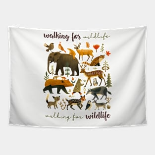 Walking For Wildlife Tapestry