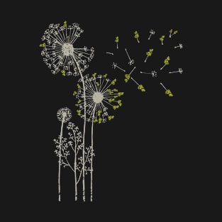 Dandelion Retro Pet Turtle T-Shirt