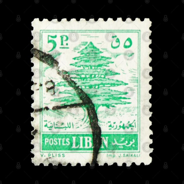 Lebanon stamp vintage by Beirout