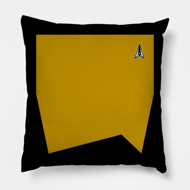 Space Force: The Next Generation Gold Ops Division Uniform Pillow by IORS