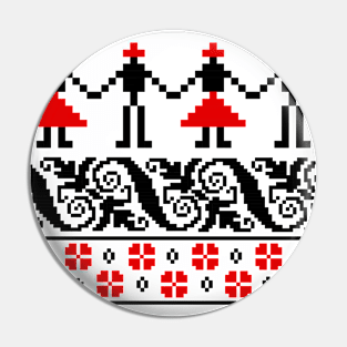 Romanian traditional dance (hora) Pin