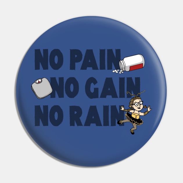 No Pain, No Gain, No Rain... Pin by graffd02