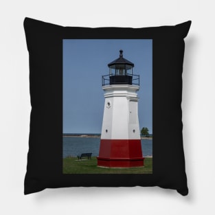 Vermilion Lighthouse Pillow