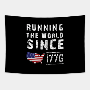 Running The World Since 1776 Tapestry