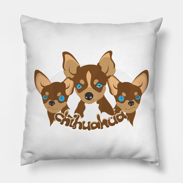 Happy Dog Day! Pillow by Simple Ever